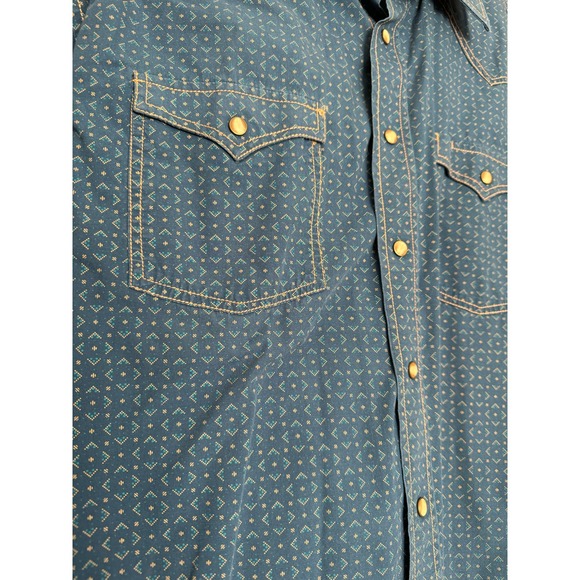 Rough Stock Panhandle Slim Pearl Snap Long-Sleeve Button-Down Men's Rodeo Shirt - Picture 3 of 8